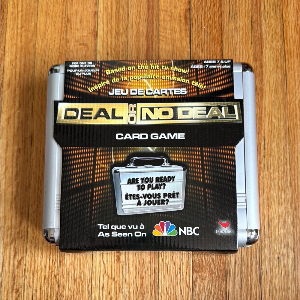 Deal Or No Deal Card Game / New / 2006 / Silver Suit Case / NBC